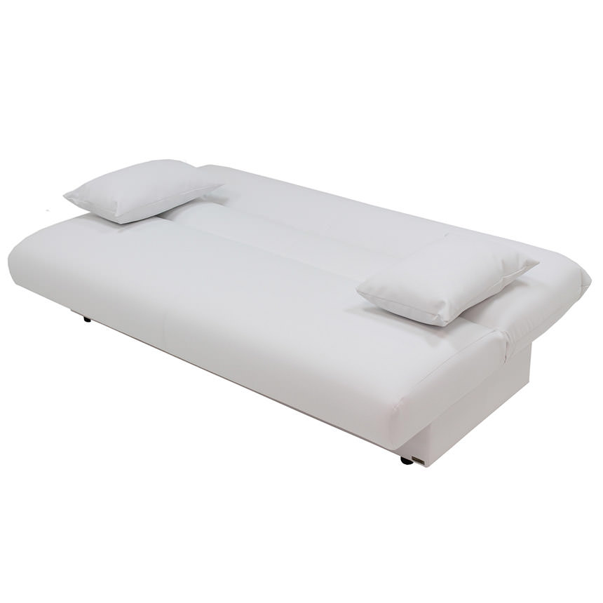 Regata White Futon w/Storage El Dorado Furniture