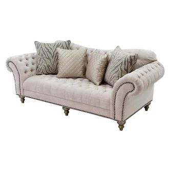Laura Cream Loveseat | El Dorado Furniture