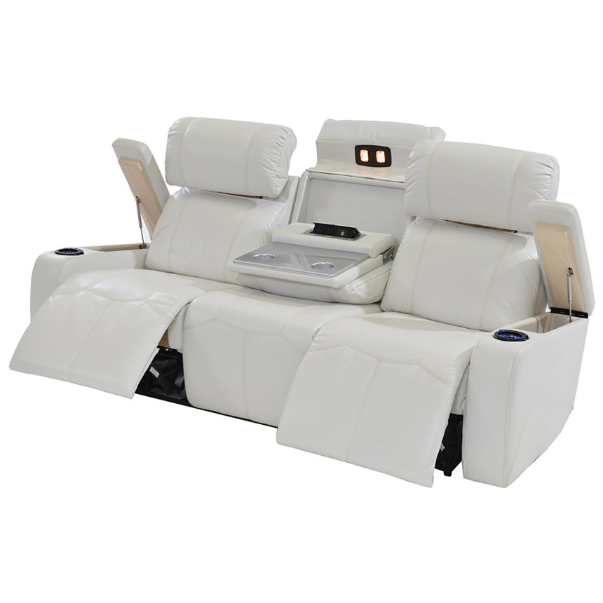 Magnetron White Motion Sofa El Dorado Furniture Magnetron White Motion Sofa Alternate Image 3 Of 9 Images