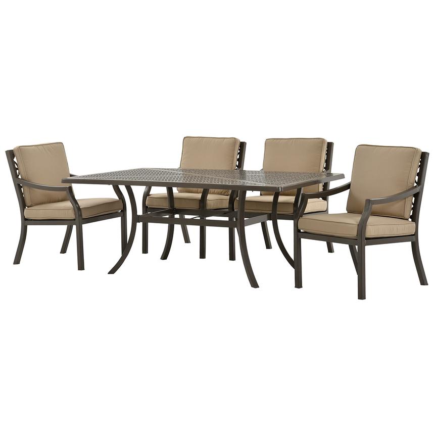 Manchester 5 Piece Patio Set El Dorado Furniture Manchester 5 Piece Patio Set Alternate Image 2 Of 12 Images