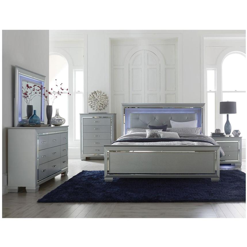 Isabel Gray 4 Piece King Bedroom Set El Dorado Furniture Isabel Gray 4 Piece King Bedroom Set Alternate Image 2 Of 7 Images