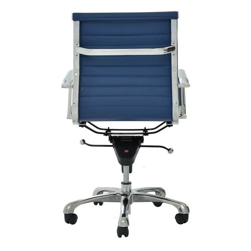 Watson Blue Low Back Desk Chair El Dorado Furniture