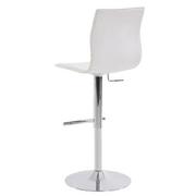Evolution White Adjustable Stool  alternate image, 3 of 8 images.