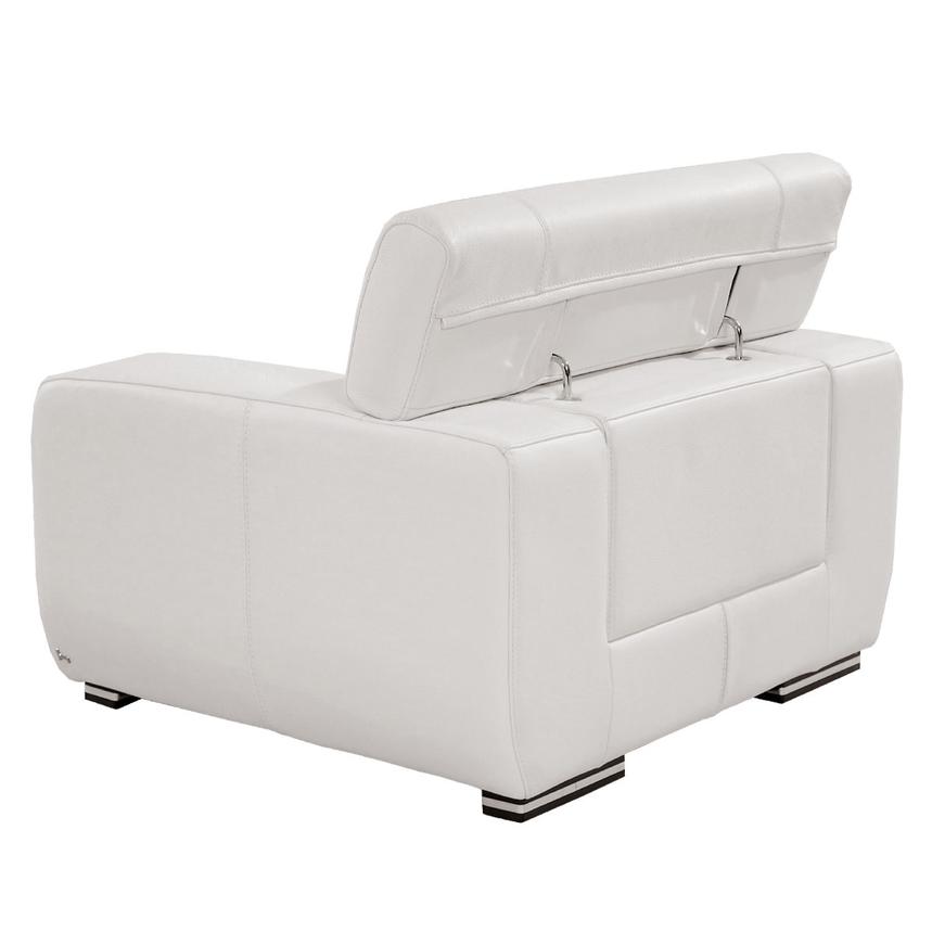 Grace White Leather Chair El Dorado Furniture