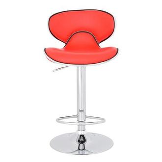 Clipper Red Adjustable Stool