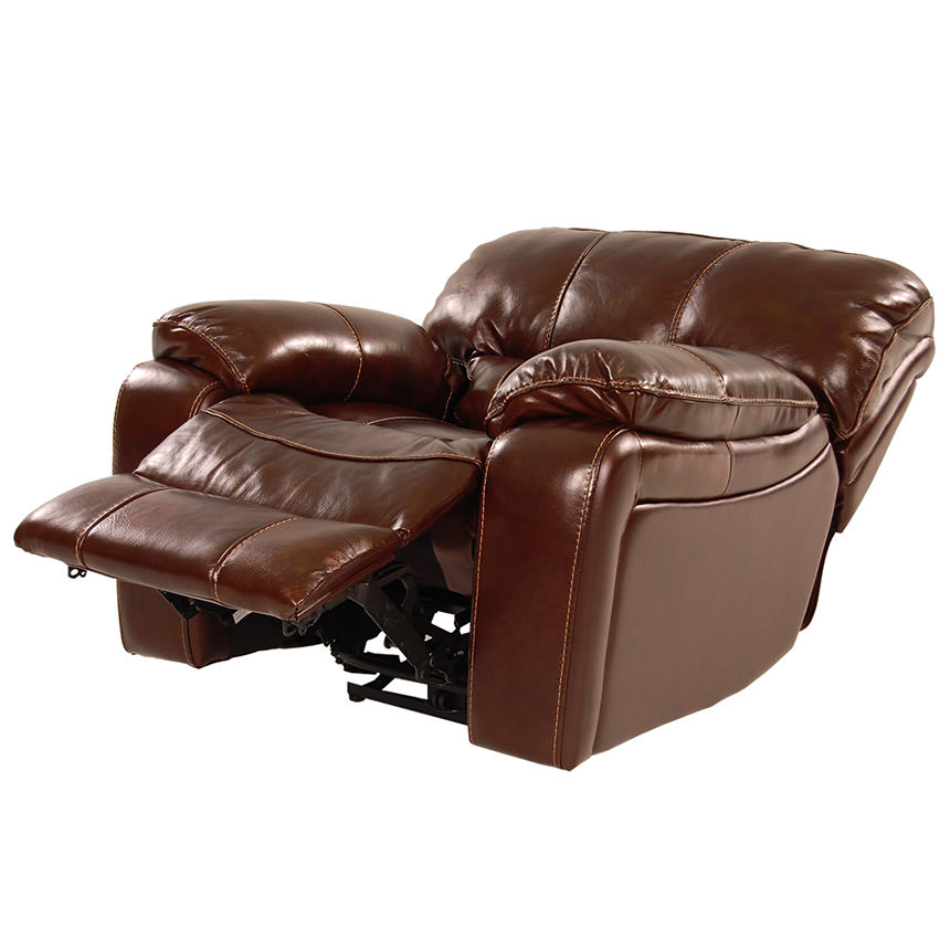 Hudson Power Motion Leather Recliner El Dorado Furniture