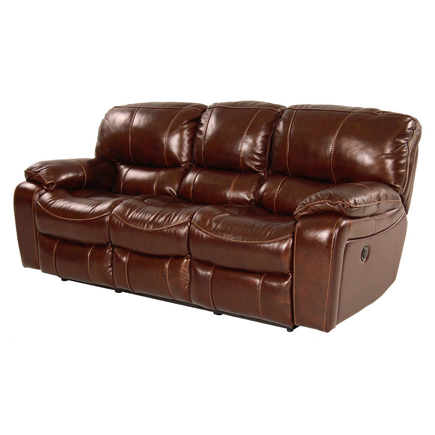 Hudson Motion Leather Sofa El Dorado Furniture