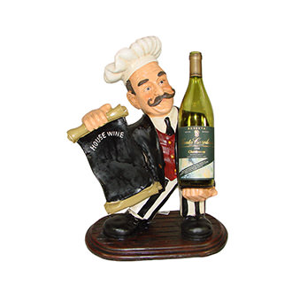 Chef Wineholder Figure