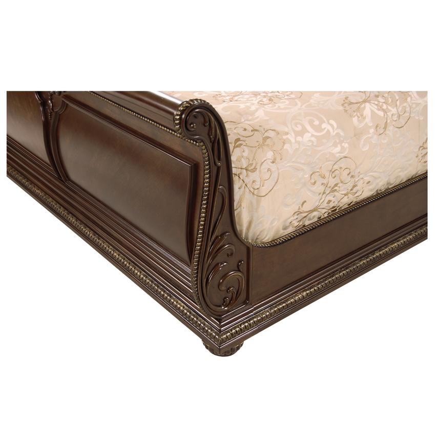 Coventry Tobacco Queen Sleigh Bed alternate image, 5 of 6 images.