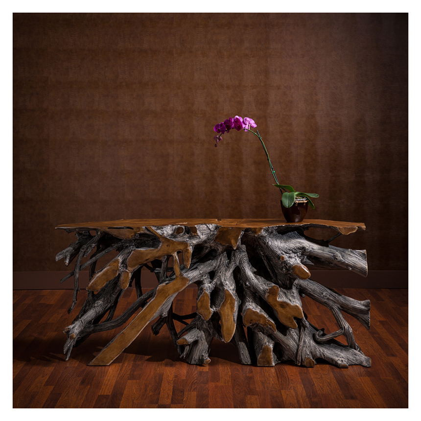 Montana Natural Console Table alternate image, 3 of 6 images.