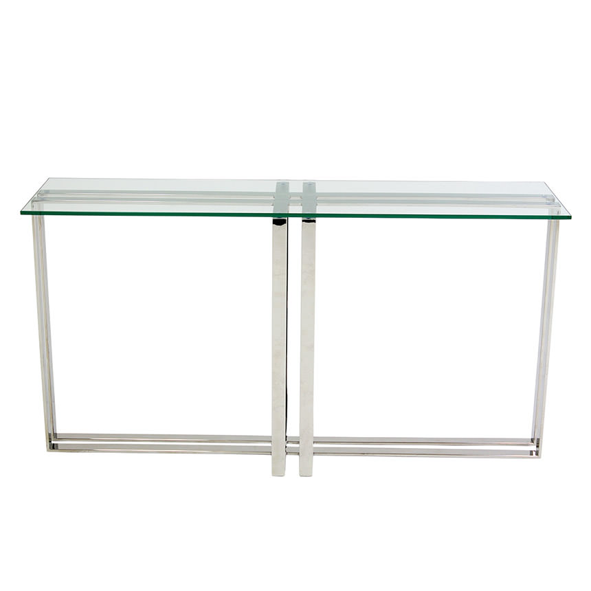 Riga Clear Console Table  alternate image, 2 of 5 images.