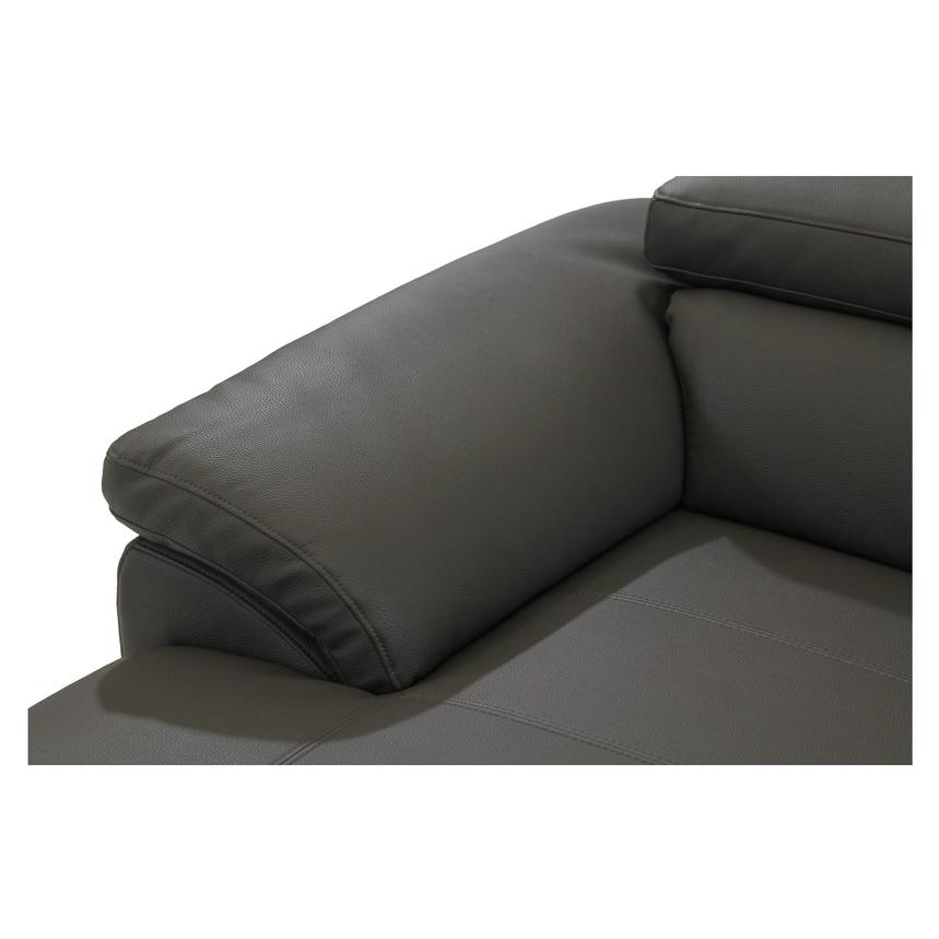 Costa Gray Corner Sofa w/Left Chaise  alternate image, 7 of 9 images.