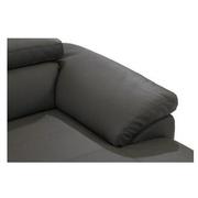 Costa Gray Corner Sofa w/Right Chaise  alternate image, 7 of 9 images.