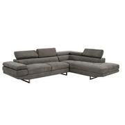Tahoe Gray Corner Sofa w/Right Chaise  alternate image, 2 of 7 images.
