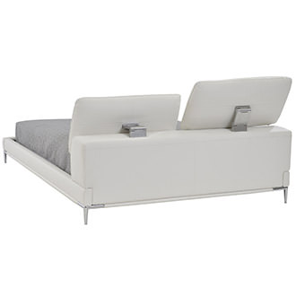 Ella White Queen Platform Bed