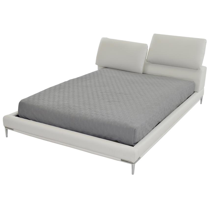 Ella White Queen Platform Bed | El Dorado Furniture