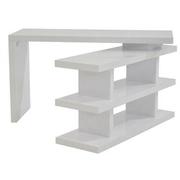 Jax White L-Shaped Desk  alternate image, 4 of 5 images.