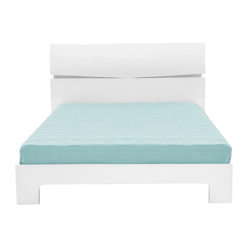 Brighton White Full Platform Bed alternate image, 2 of 5 images.