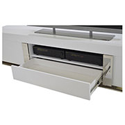 Grand Night White Gloss TV Stand  alternate image, 4 of 5 images.