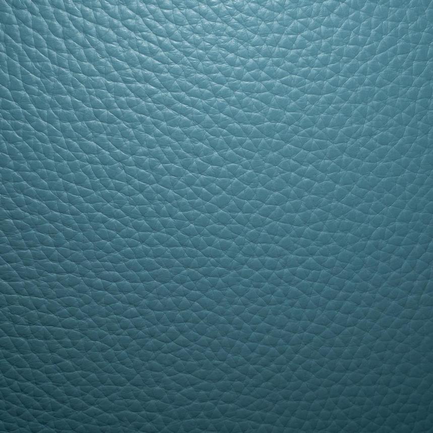 Enzo Blue Leather Swivel Chair  alternate image, 11 of 11 images.