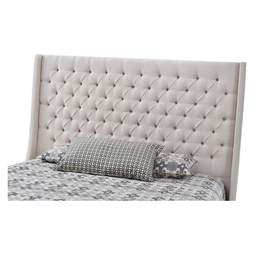 Park Avenue Cream King Platform Bed El Dorado Furniture
