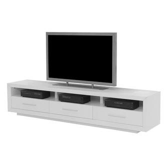 Wall Entertainment Units Tv Stands El Dorado Furniture Contour I White Tv Stand