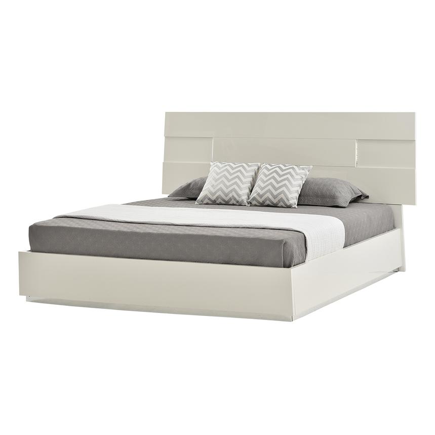 Ava Queen Platform Bed Made In Italy El Dorado Furniture Ava Queen Platform Bed Made In Italy Alternate Image 3 Of 12 Images