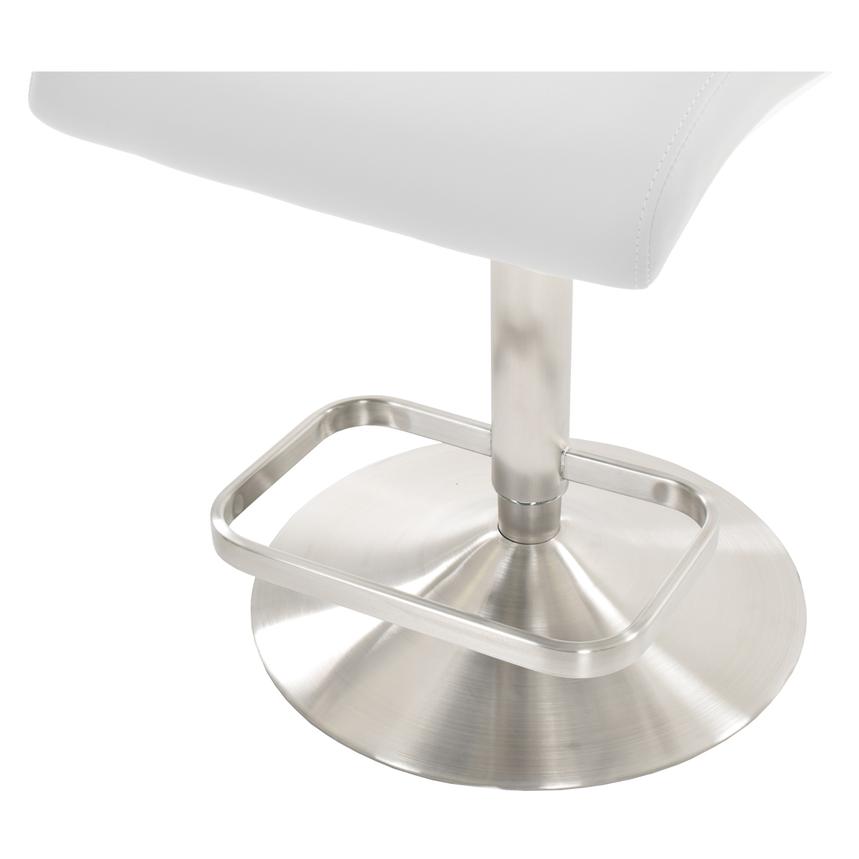 Fogo White Adjustable Stool  alternate image, 7 of 9 images.