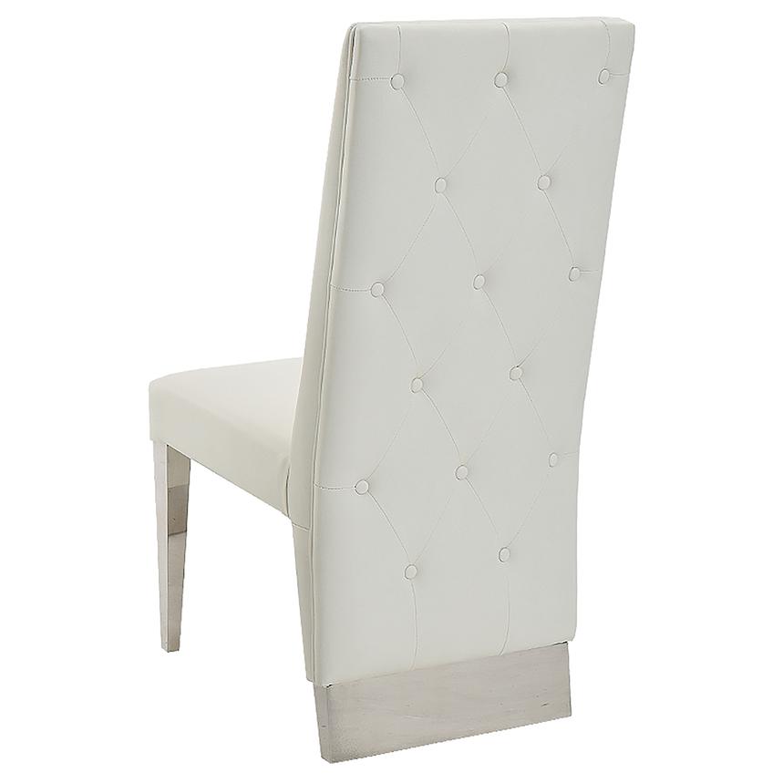 White tufted hotsell high back chair