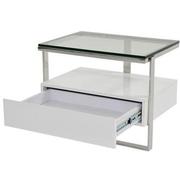 Calypso White Side Table  alternate image, 3 of 6 images.