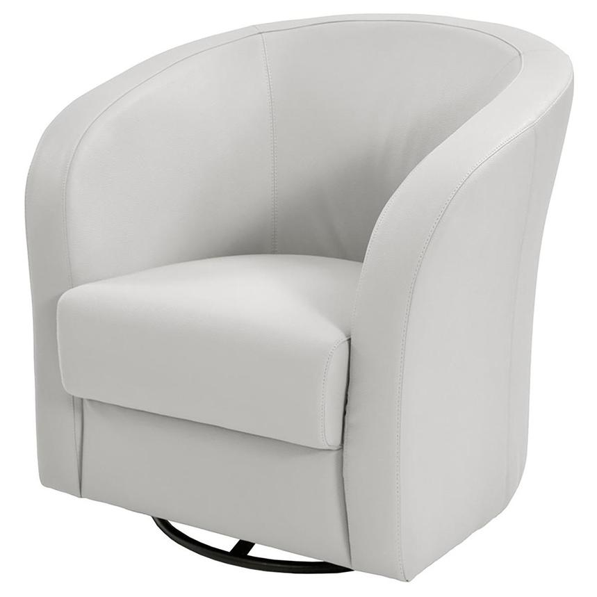 Delia White Accent Chair  main image, 1 of 5 images.