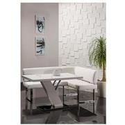 Linden White 3-Piece Right Corner Nook Set  alternate image, 3 of 14 images.