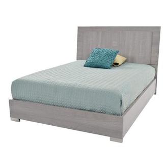 Tivo Gray King Panel Bed
