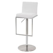 Brisa White Adjustable Stool  main image, 1 of 7 images.