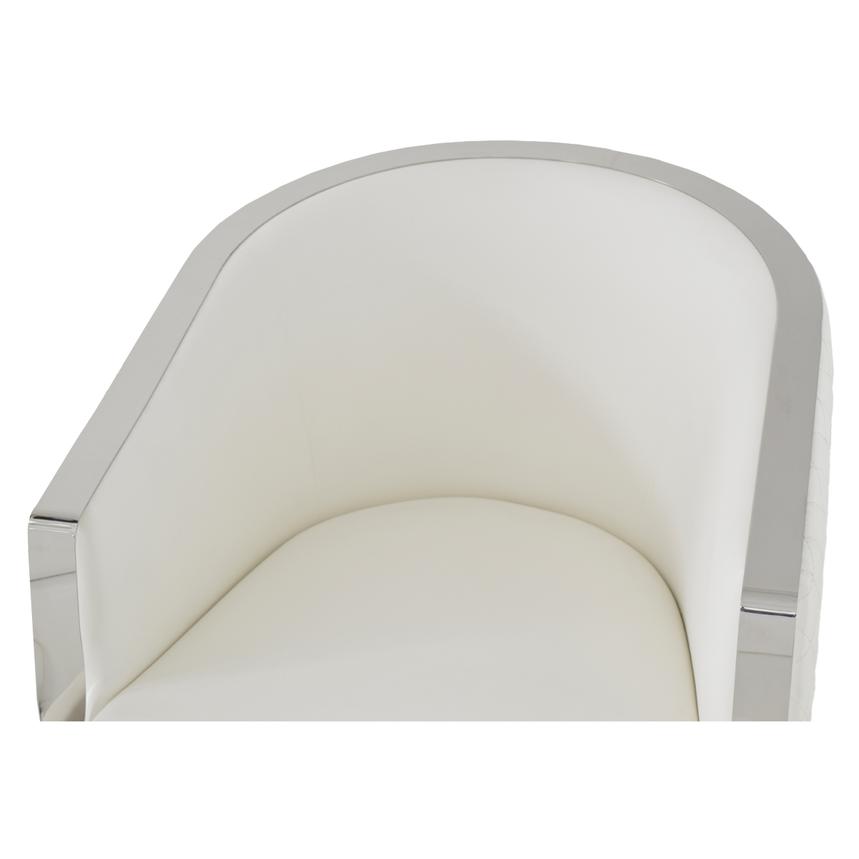Maxi White Accent Chair  alternate image, 4 of 6 images.