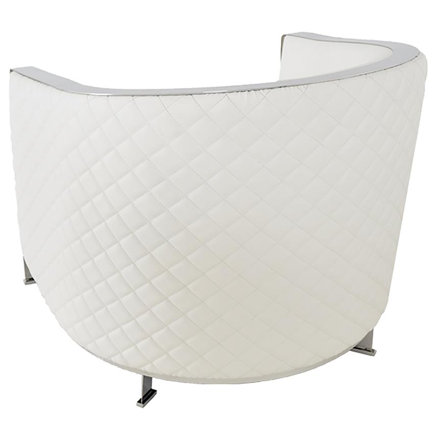 Maxi White Accent Chair alternate image, 3 of 6 images.