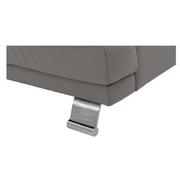Rio Light Gray Leather Corner Sofa w/Right Chaise  alternate image, 6 of 8 images.