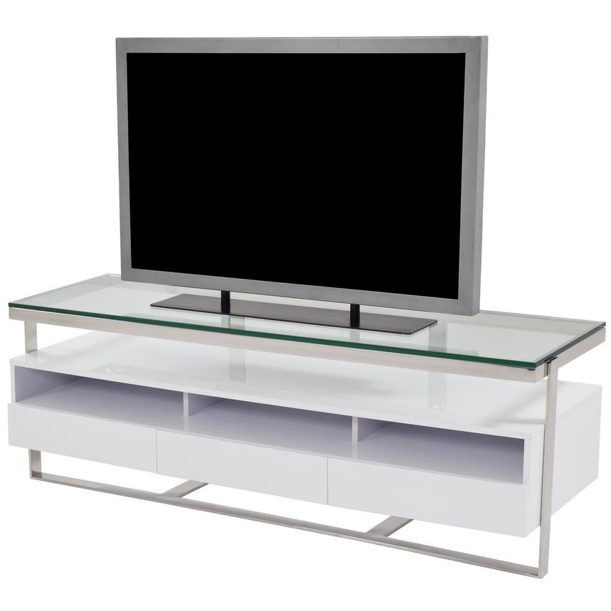 Calypso White TV Stand  alternate image, 2 of 6 images.
