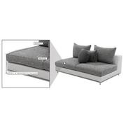 Hanna Armless Loveseat  alternate image, 7 of 8 images.