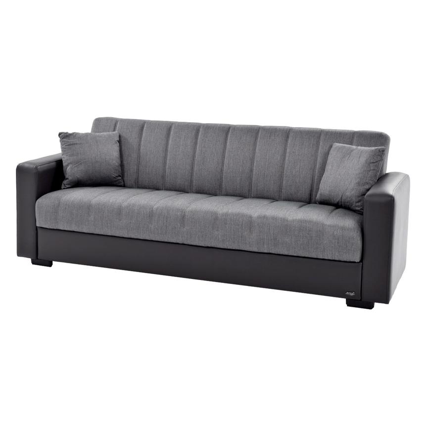 Sidney Gray Futon W Storage El Dorado Furniture