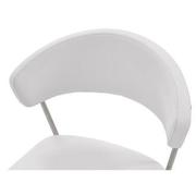 Bold White Adjustable Stool  alternate image, 4 of 8 images.