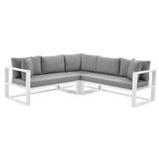 Mykonos Gray Sectional Sofa  main image, 1 of 5 images.
