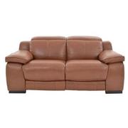 Gian Marco Tan Leather Power Reclining Loveseat  alternate image, 3 of 9 images.