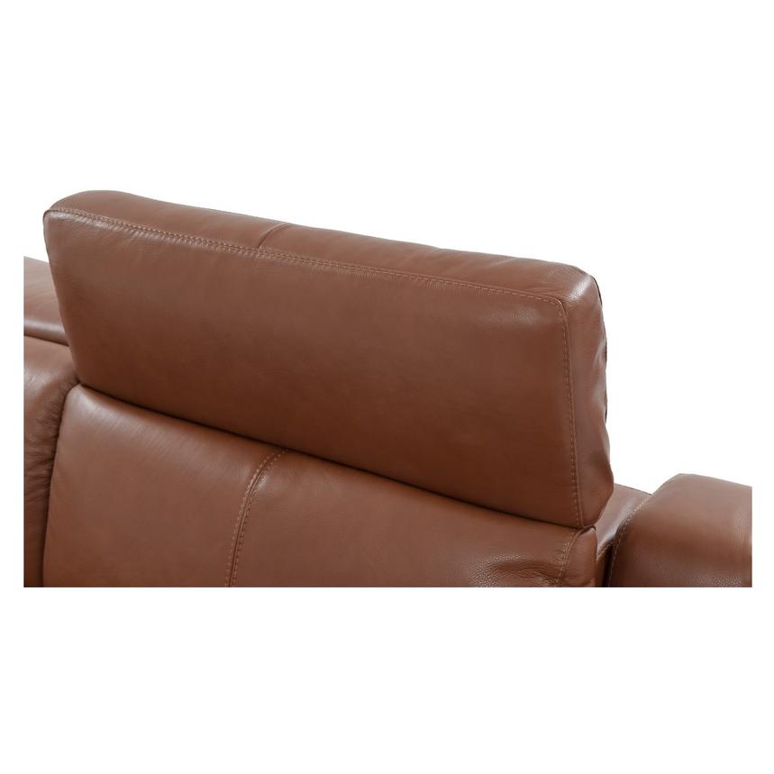 Gian Marco Tan Leather Power Reclining Loveseat  alternate image, 7 of 10 images.