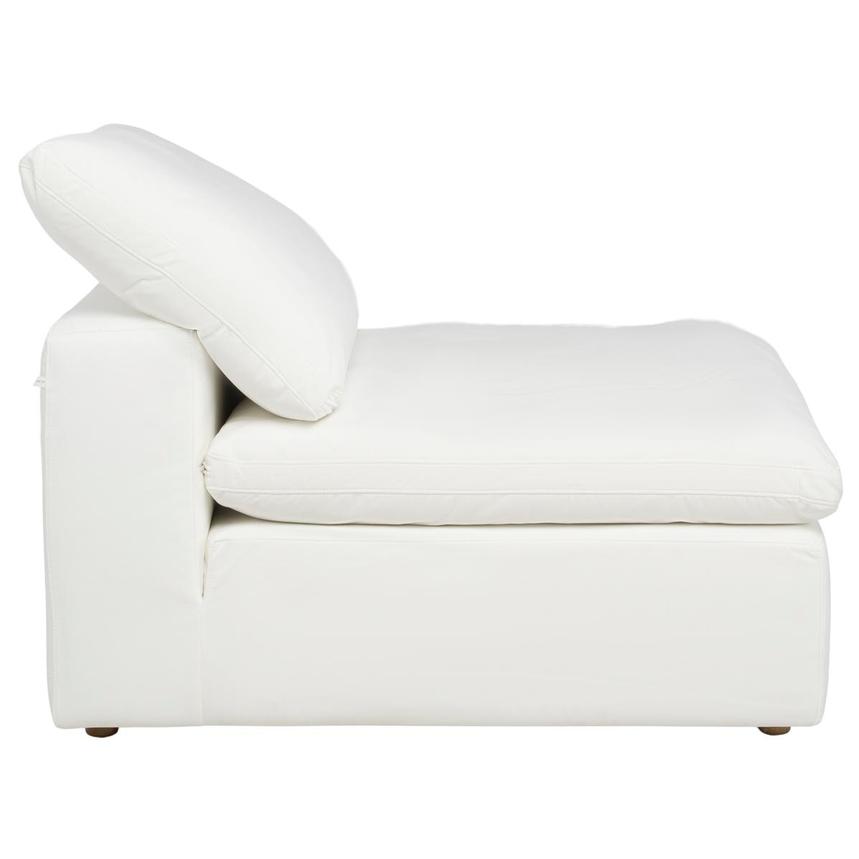 Nube White Armless Chair  alternate image, 4 of 5 images.