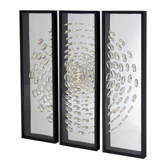 Golden Swirl Set of 3 Shadow Boxes