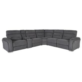 Kim Gray Power Reclining Sectional with 6PCS/3PWR