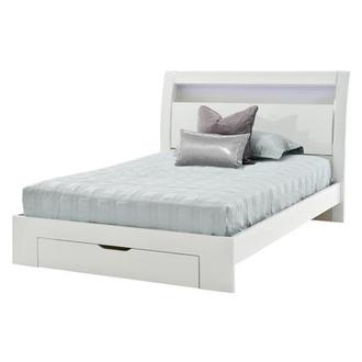 Benton White Full Storage Bed