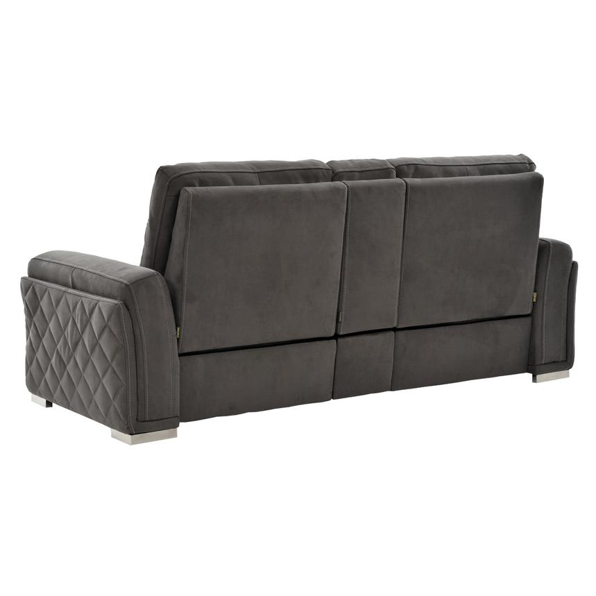Kim Gray Power Reclining Sofa w/Console  alternate image, 6 of 14 images.
