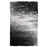 Retro Black 5' x 8' Area Rug  main image, 1 of 2 images.